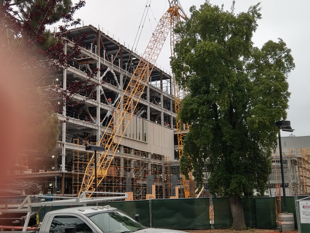 Progress on the new IMOB, future home of El Camino Women's Medical Group
