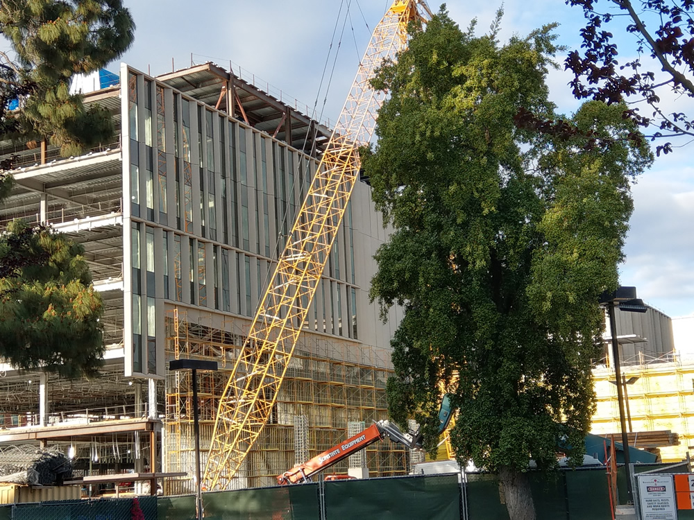 Progress on the new IMOB, future home of El Camino Women's Medical Group