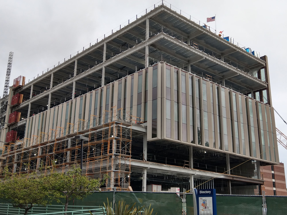 Progress on the new IMOB, future home of El Camino Women's Medical Group