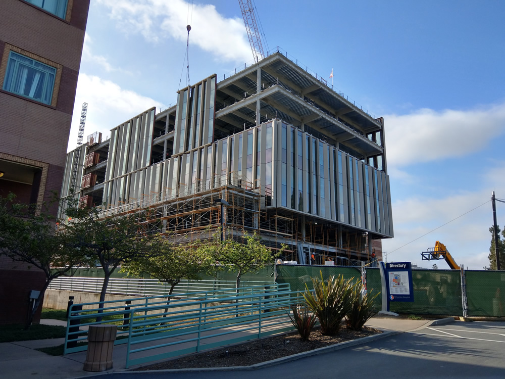 Progress on the new IMOB, future home of El Camino Women's Medical Group