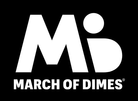 Logo for the March of Dimes