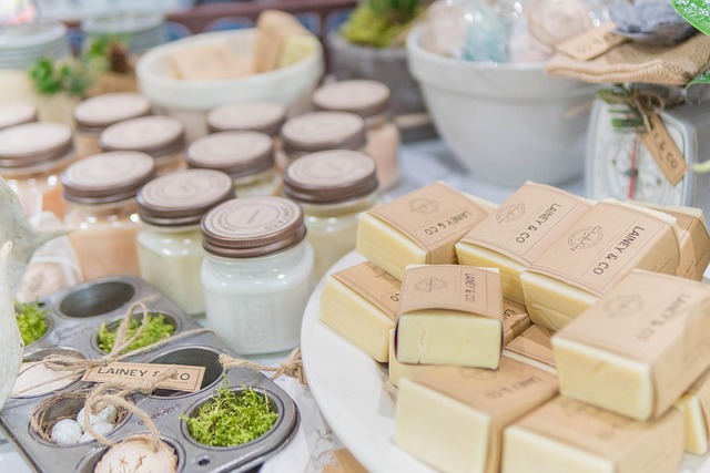 image of various skincare products, neutral tones
